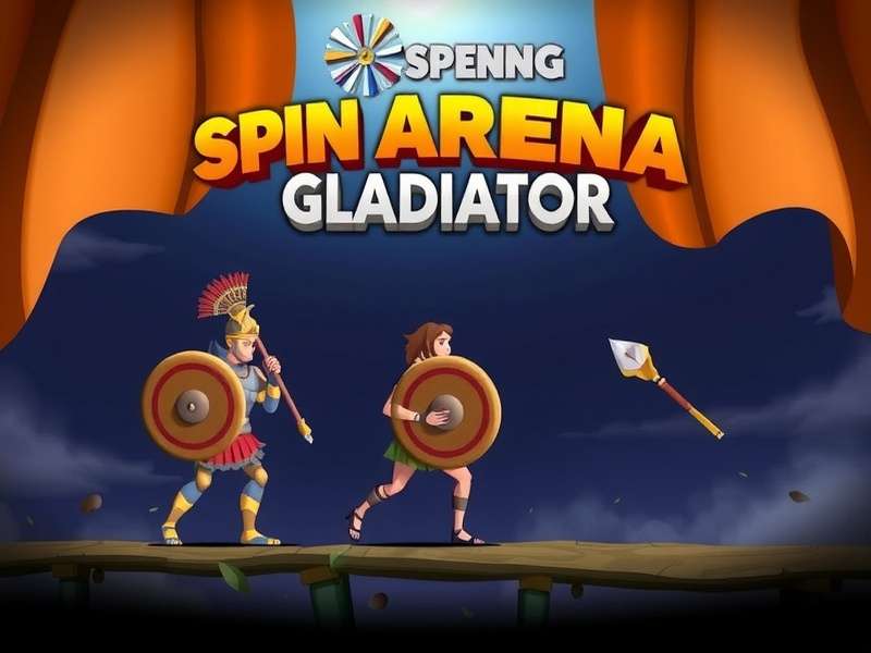 Spin Arena Gladiator Game Banner